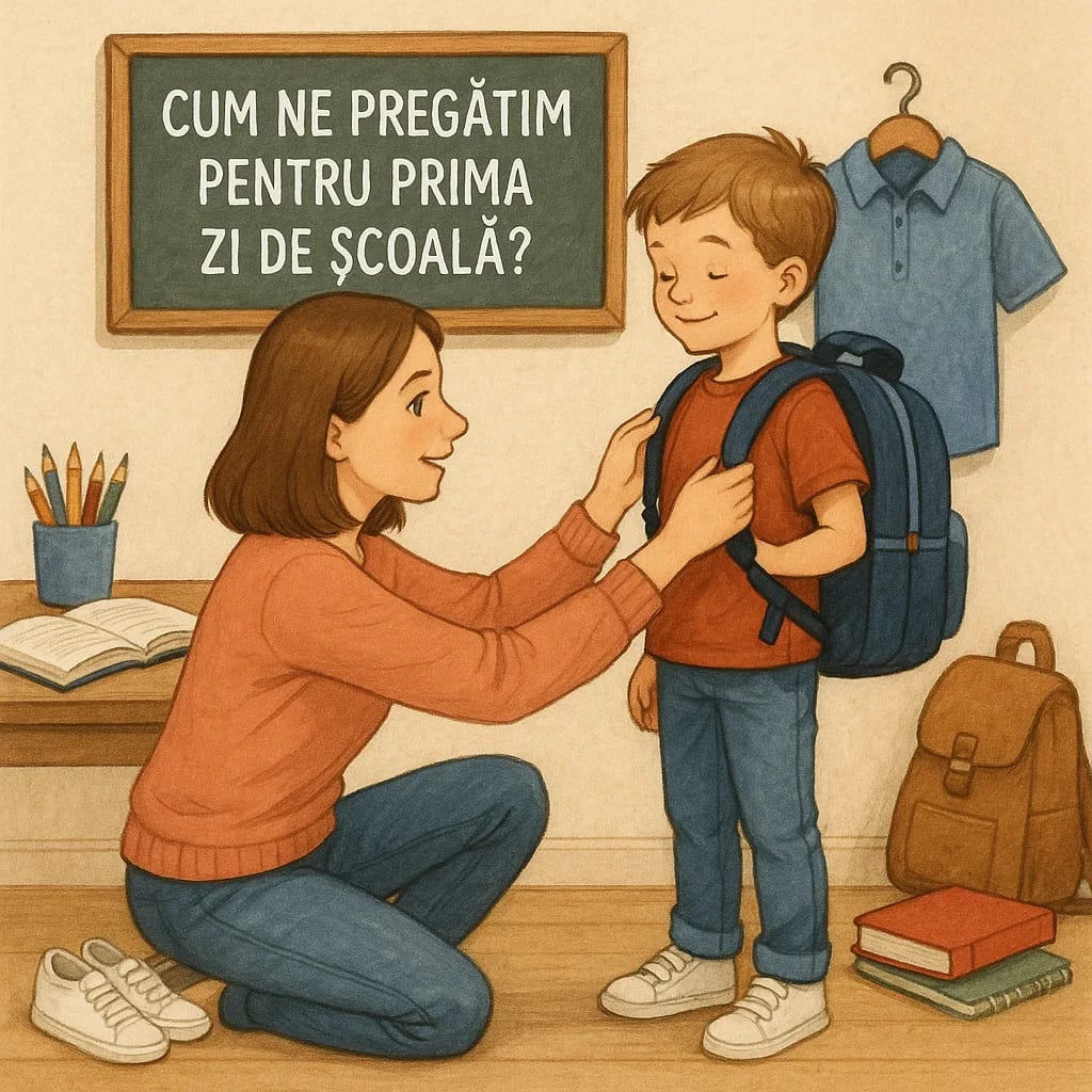 Prima zi de școală a Mirei